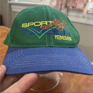 The Disney Store Sport Tigger 1968 SnapBack Adult Hat Vintage 100% Cotton